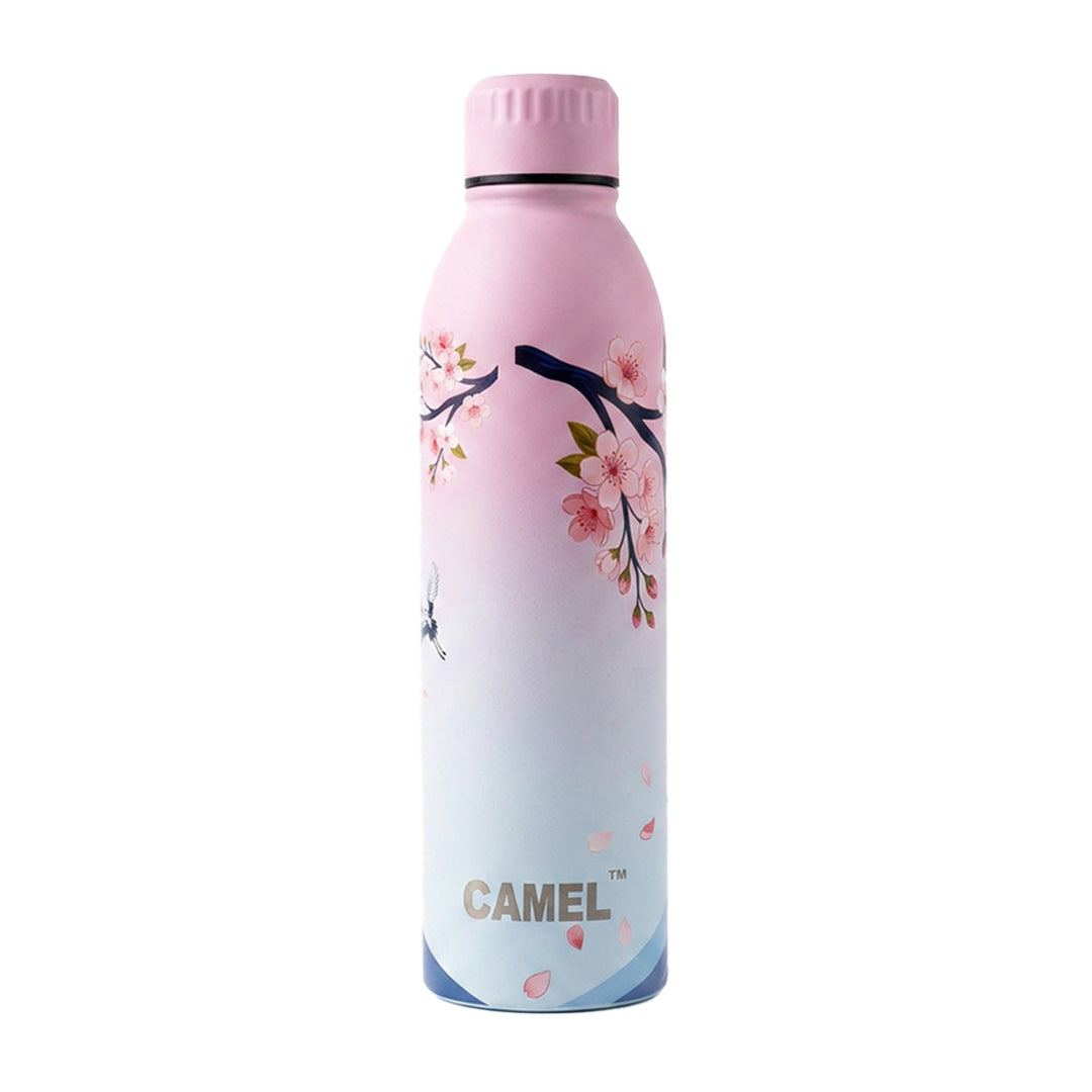 Splash Japan Cherry Blossom UV Printed Vacuum Bottle