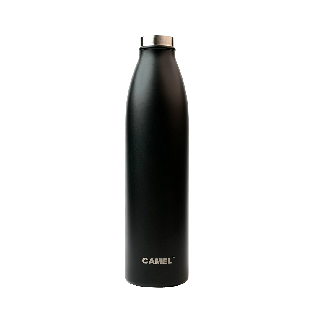 Saffron Vacuum Bottle - Black
