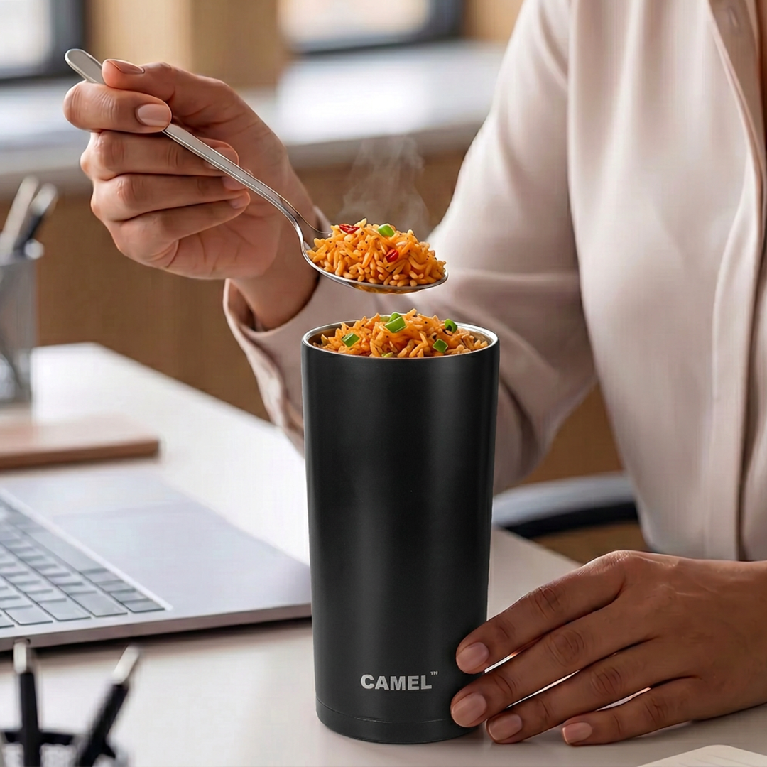 Essentia Vacuum Food Jar - Black