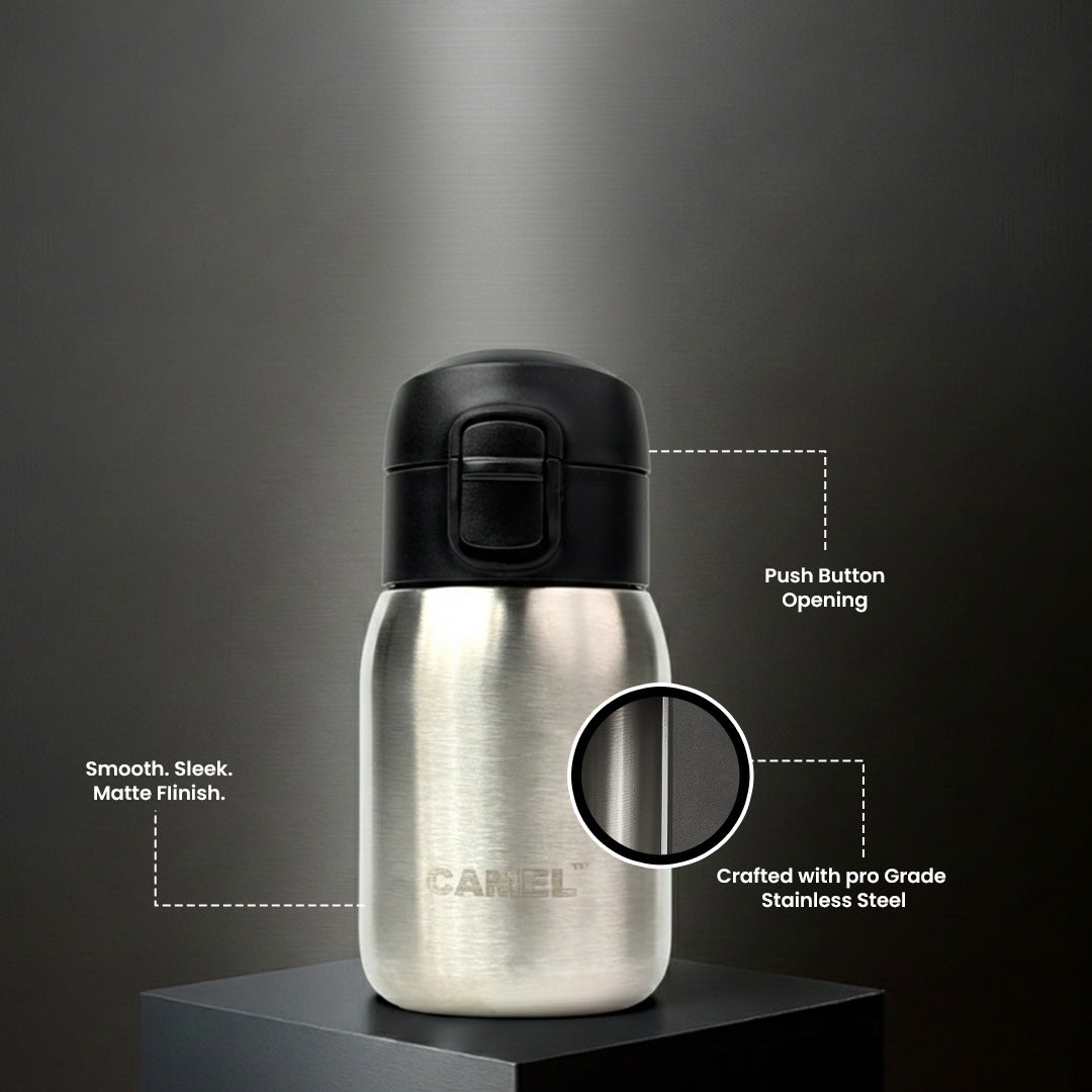 Mojo 220 ML & Mini 130 ML Mini Vacuum Bottle Combo - Black