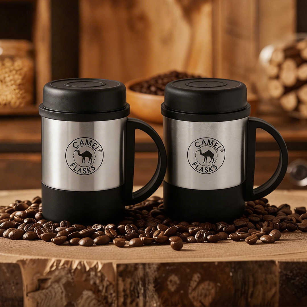 Classic Vacuum Coffee Mug 220ml - Set of 2