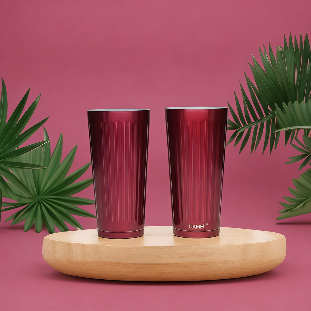 MAGIC GLASS 580 E - ROSE (set of 2)