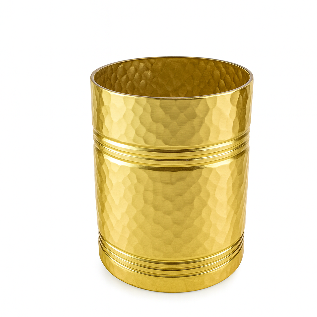 Eva X Camel Classic Multipurpose Vintage Hammered Jar with Airtight Lid - Set of 2/4/6