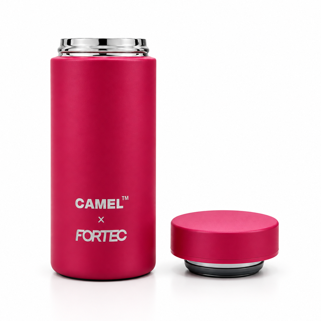 Ample Pocket Size Mini Vacuum Flask - Hot Pink