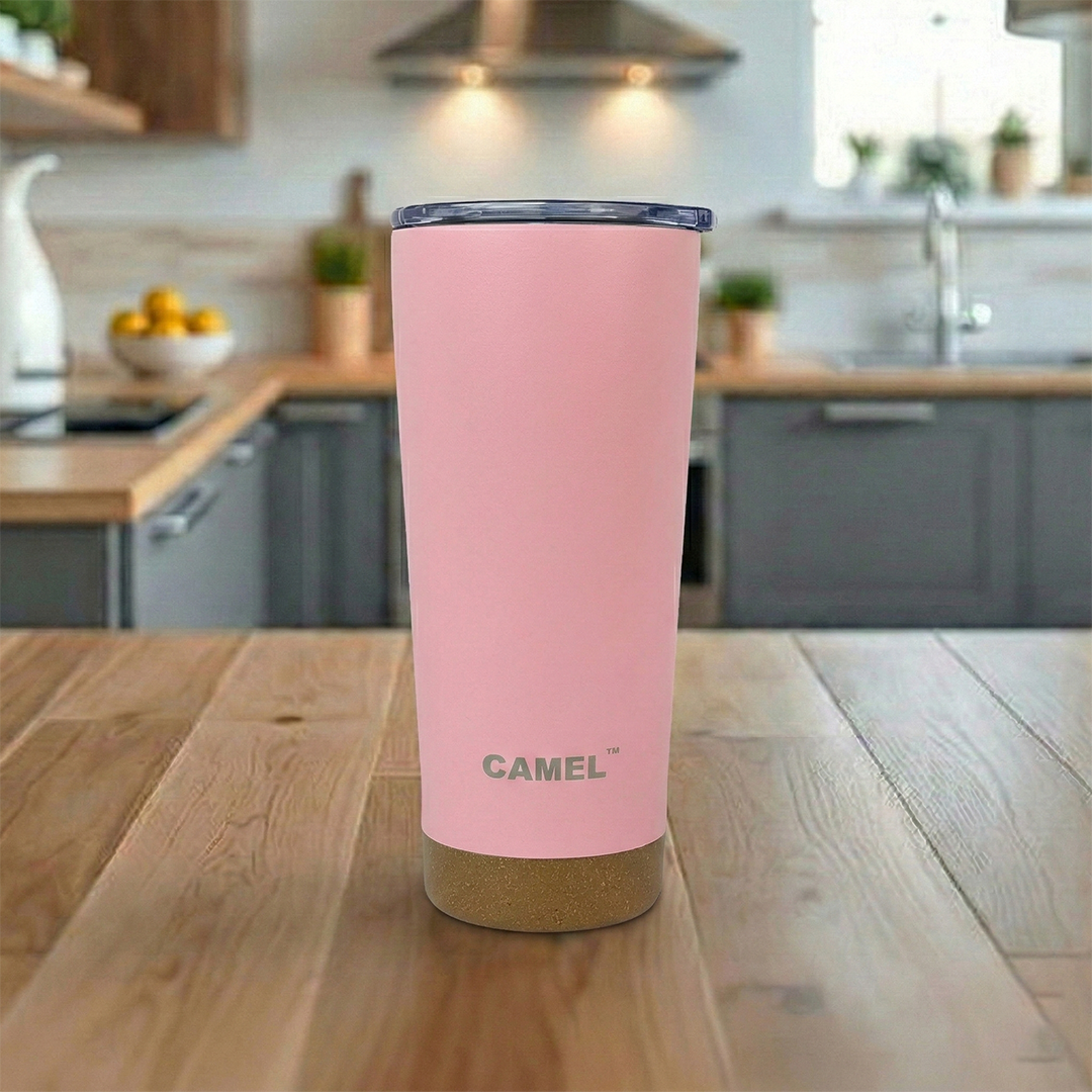 2 IN 1 TRAVEL TUMBLER - PINK