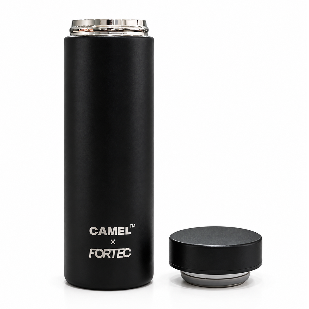 Ample Pocket Size Mini Vacuum Flask - Black