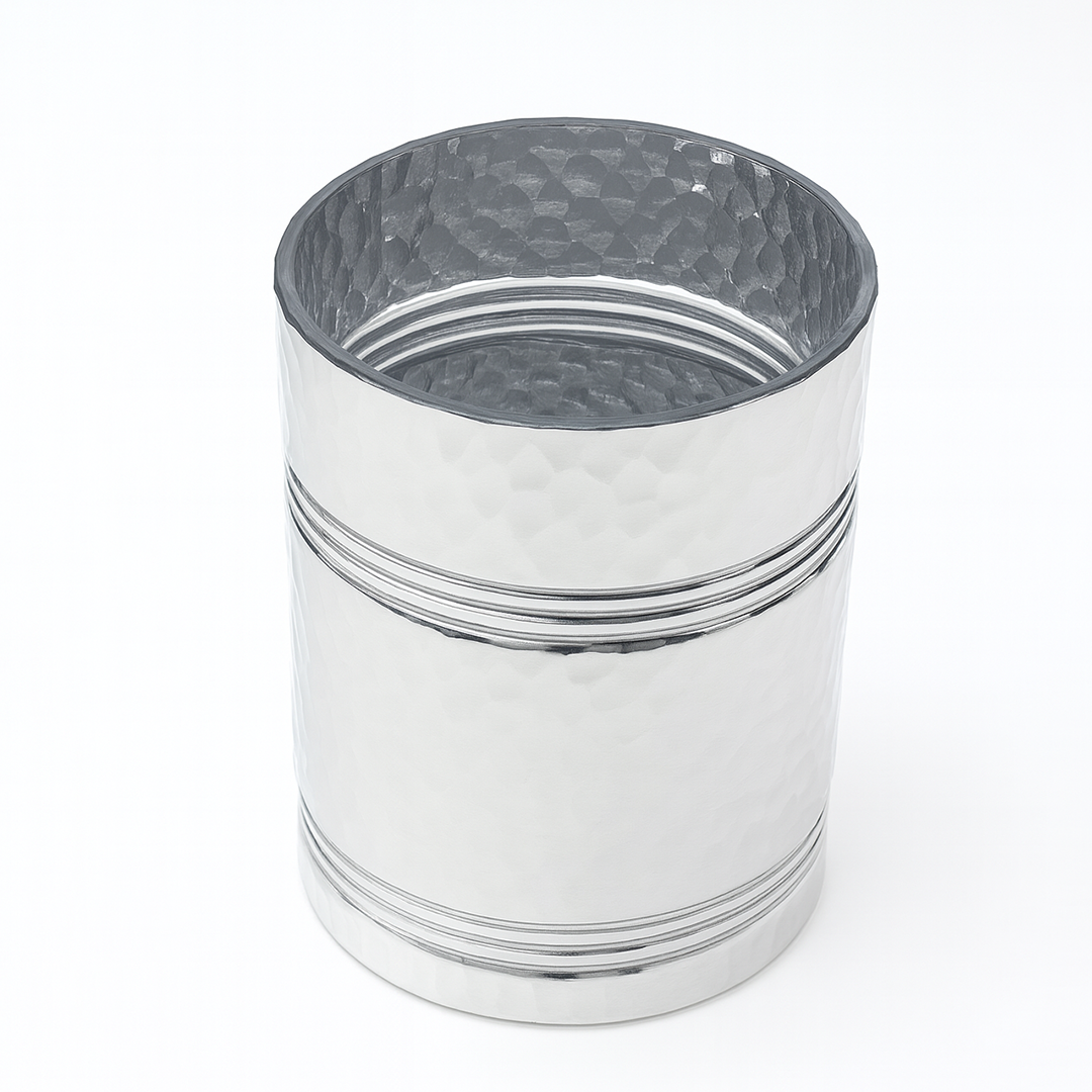 Eva X Camel Classic Multipurpose Vintage Hammered Jar with Airtight Lid - Set of 2/4/6