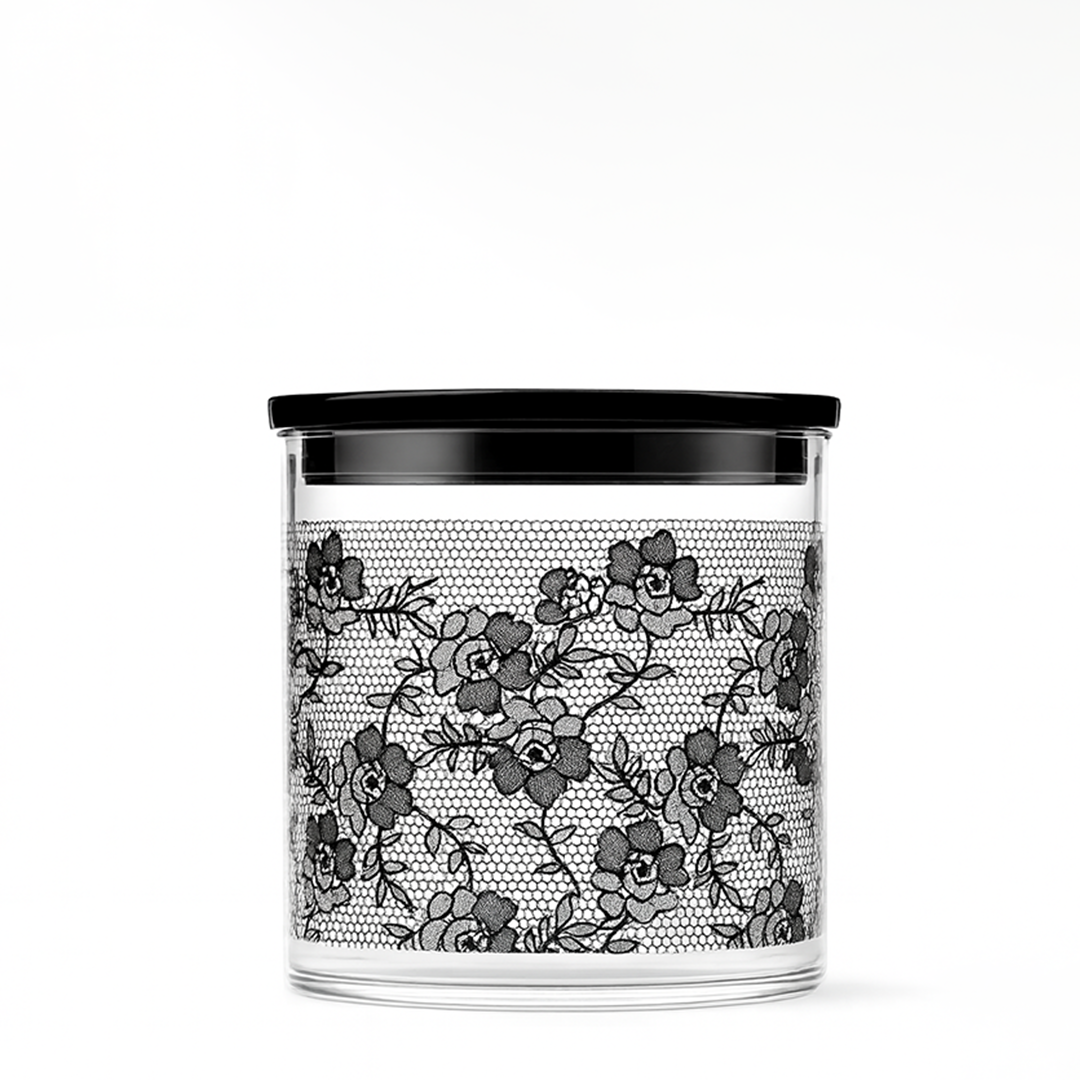 Newport Canister with Airtight Lid x Eva - Black