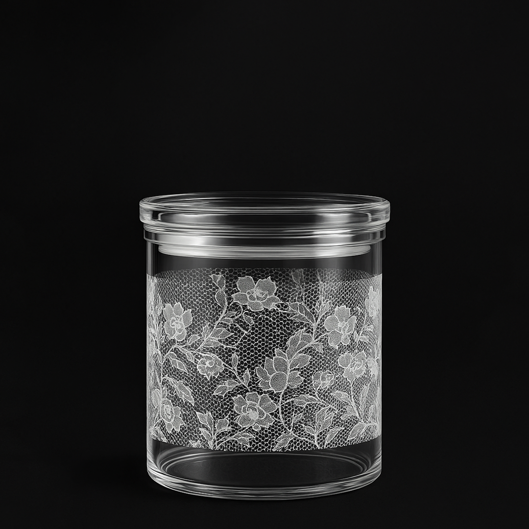 Newport Canister with Airtight Lid x Eva - White