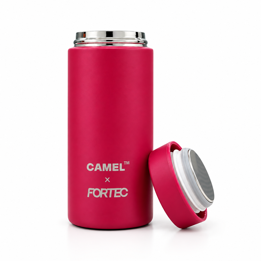 Ample Pocket Size Mini Vacuum Flask - Hot Pink
