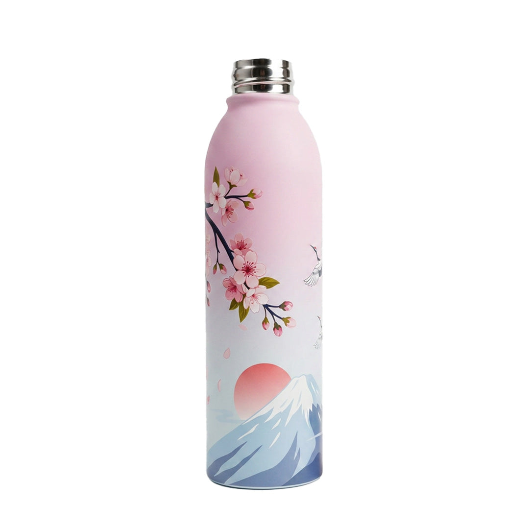 Splash Japan Cherry Blossom UV Printed Vacuum Bottle