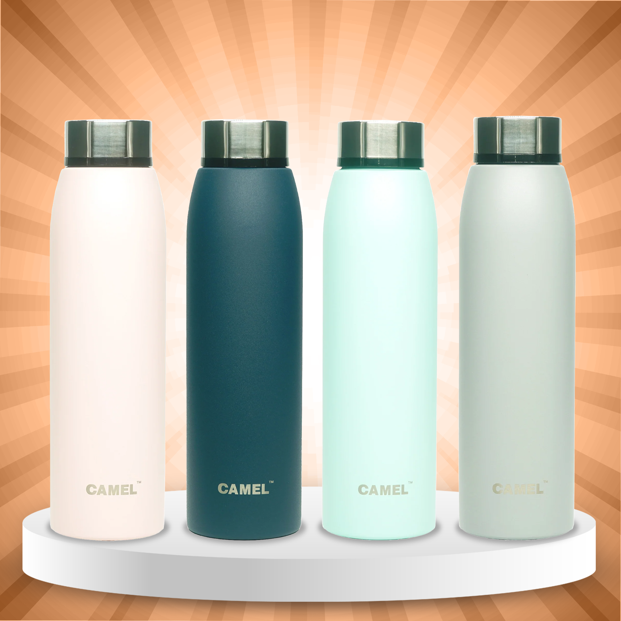 VIBRANT Vacuum Bottle - Set of 4