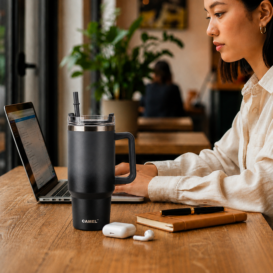 Personalised ChillMate 1200 ML Vacuum Tumbler - Shadow Graphite (COD Not Available)