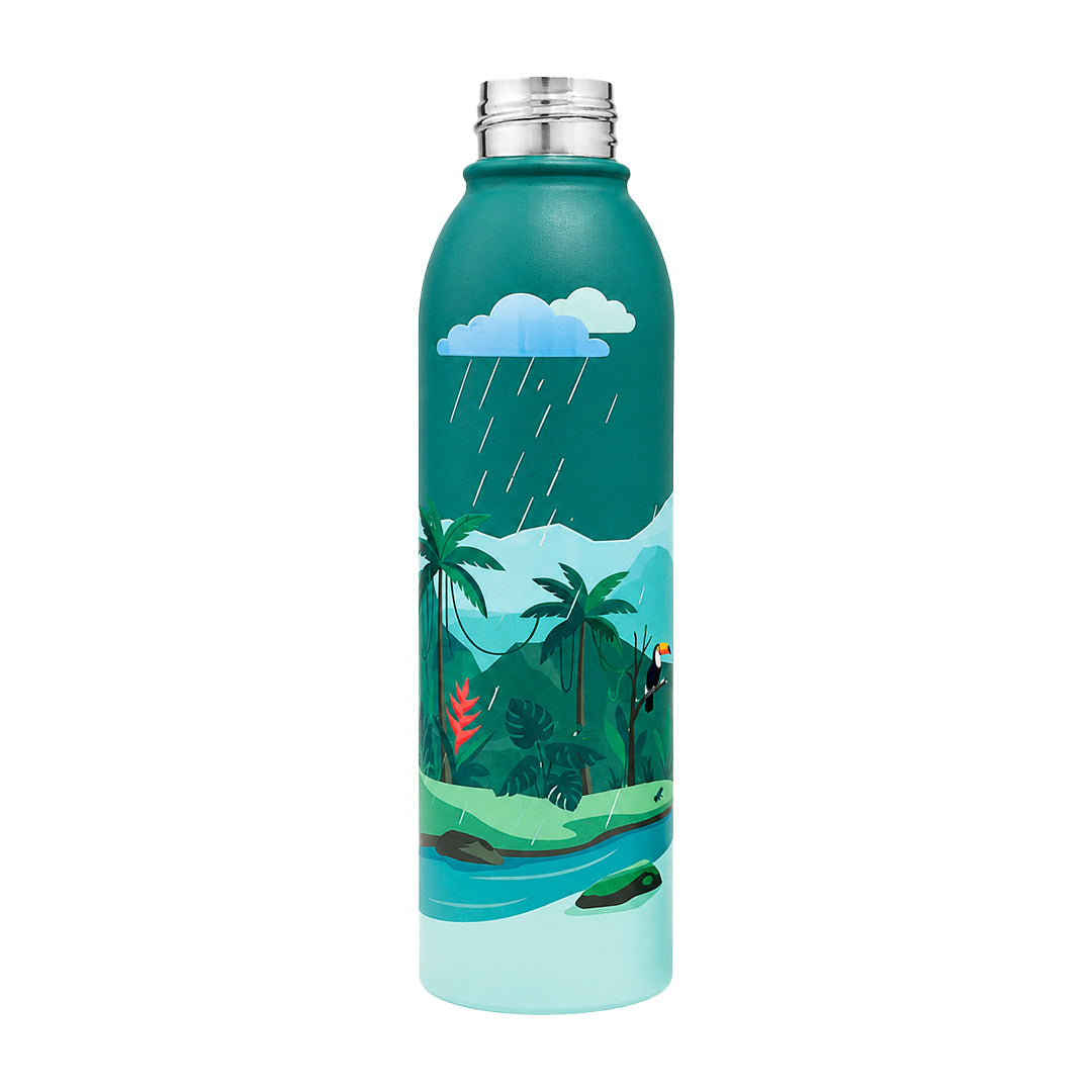 Splash Amazonian Rainforest UV Printed Vacuum Bottle