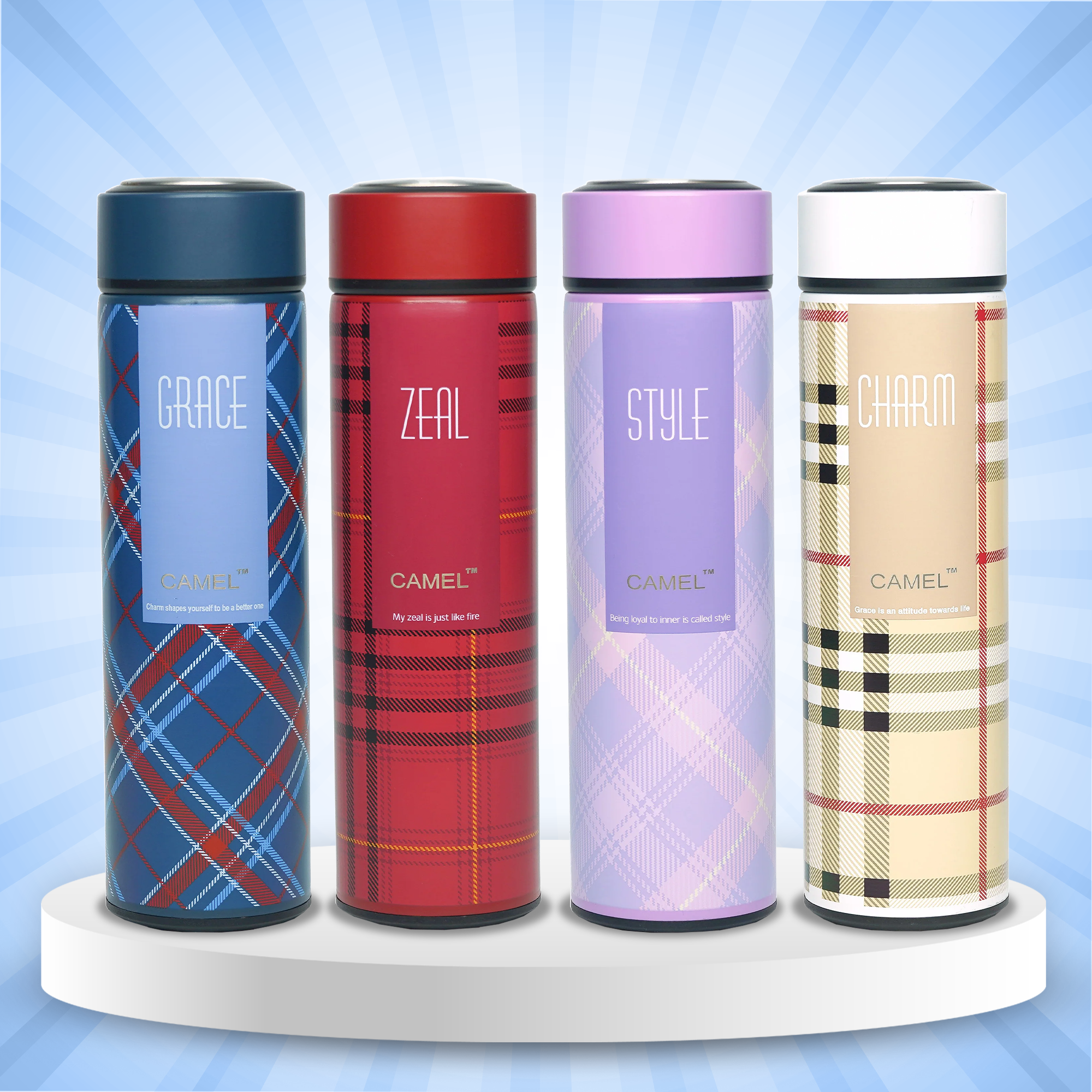 SKYLINE Vacuum Bottle - Set of 4