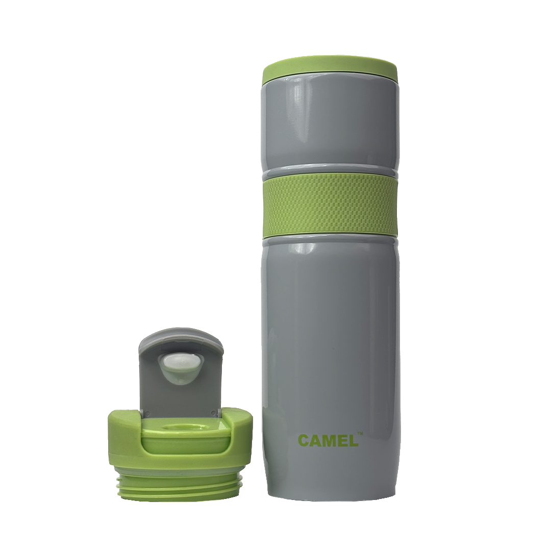 Luxura Sports & Gym Vacuum Insulated Hot & Cold Bottle - Grey
