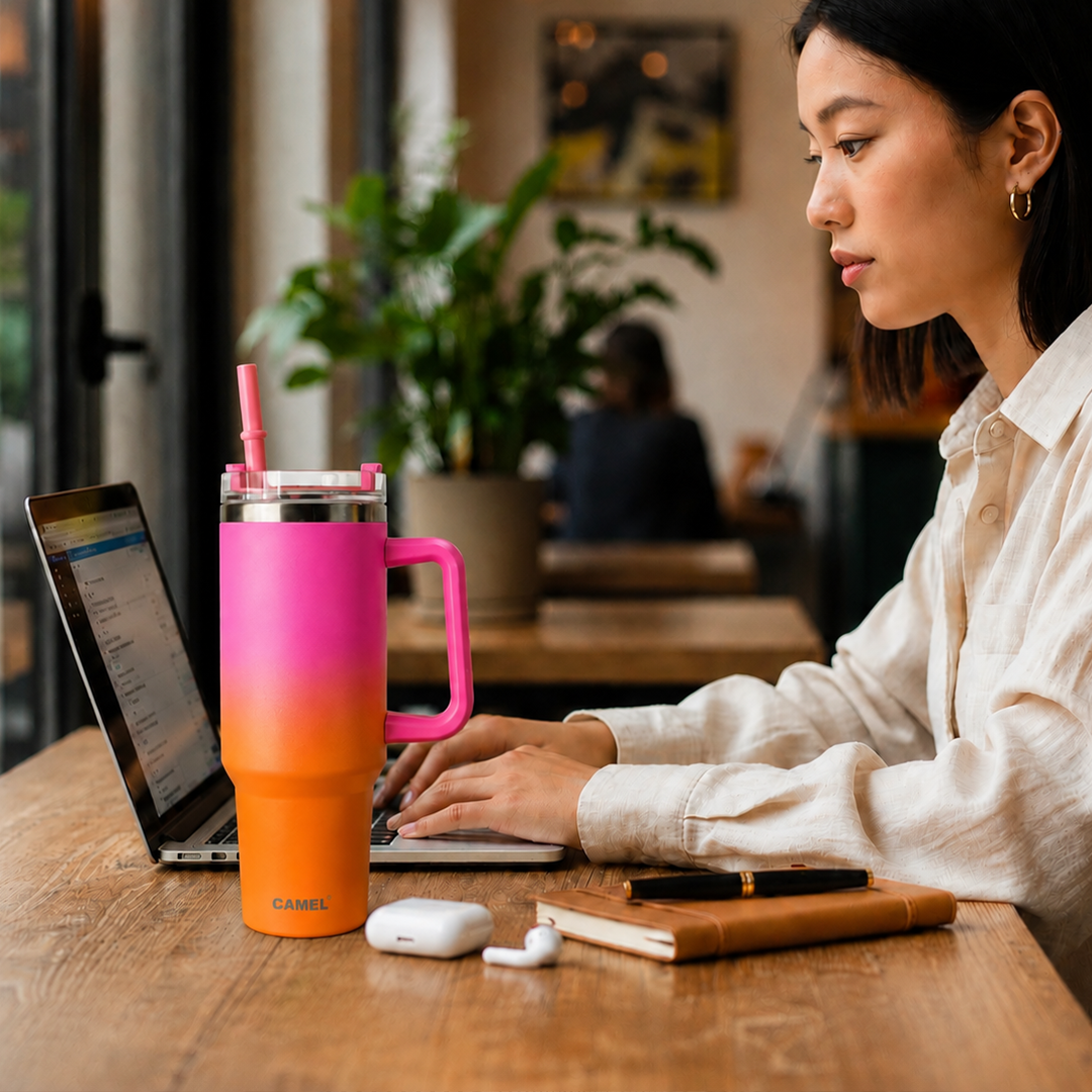 ChillMate Vacuum Tumbler - Sunset Sorbet