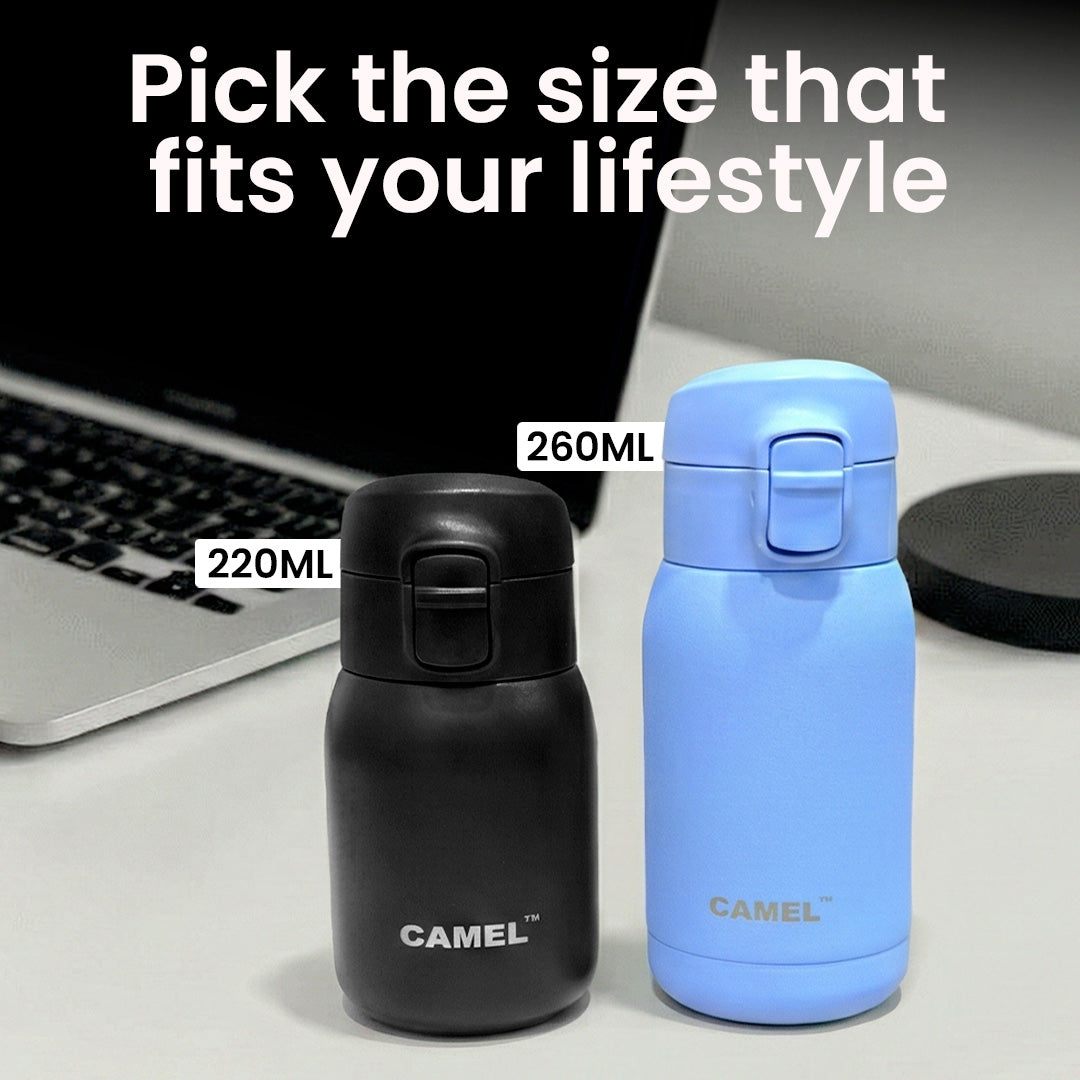 Mojo 220 ML & Mini 130 ML Mini Vacuum Bottle Combo - Black