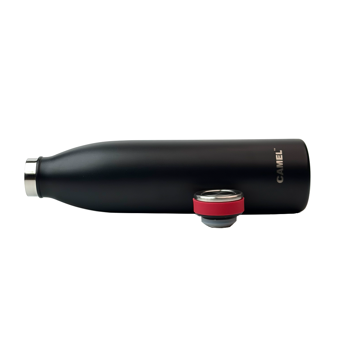 Saffron Vacuum Bottle - Black