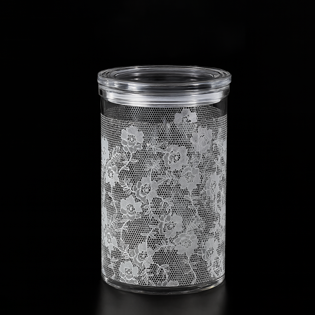 Newport Canister with Airtight Lid x Eva - White