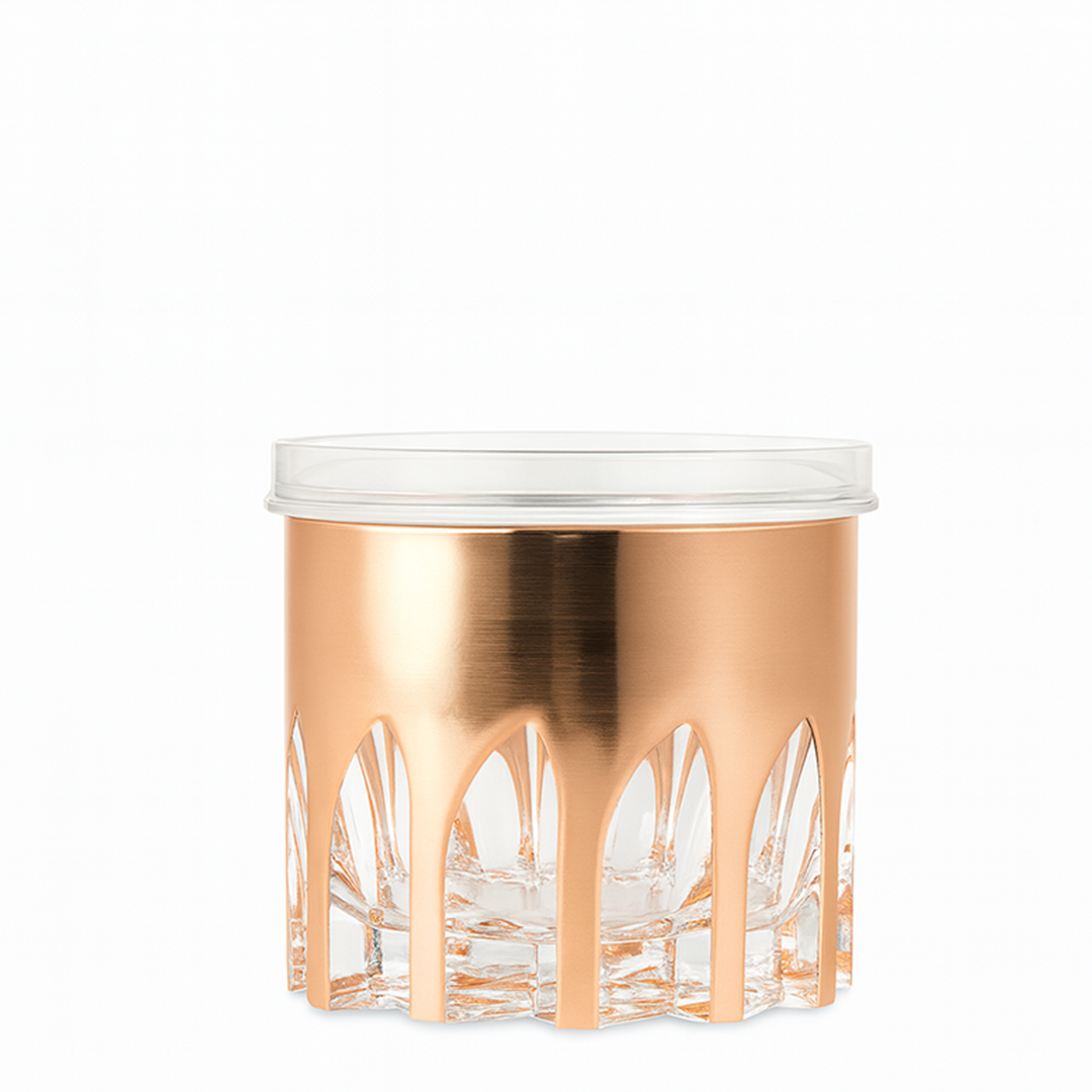 4" Diamond Canister with Airtight Lid x Eva - Rose Gold