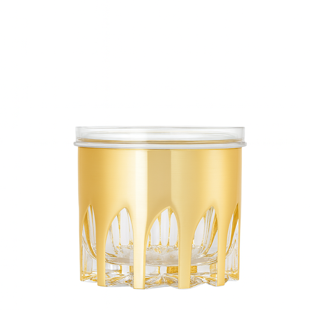 4" Diamond Canister with Airtight Lid x Eva - Golden