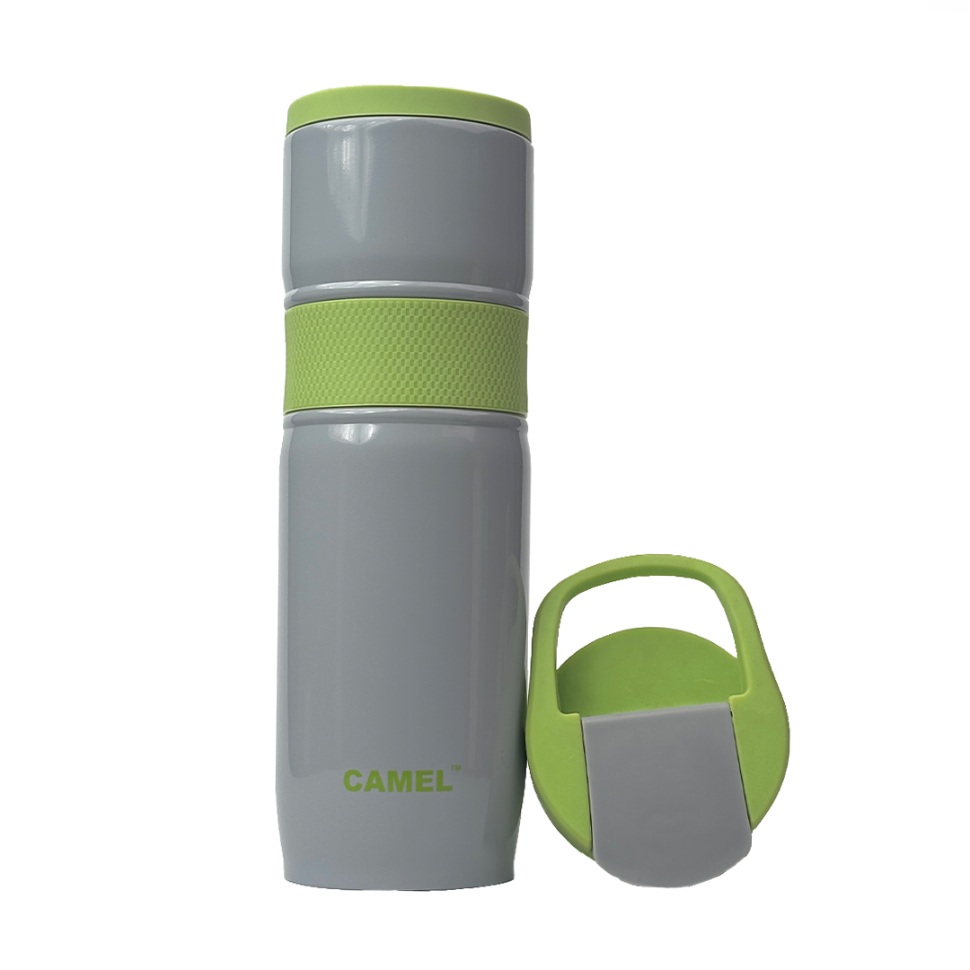 Luxura Sports & Gym Vacuum Insulated Hot & Cold Bottle - Grey