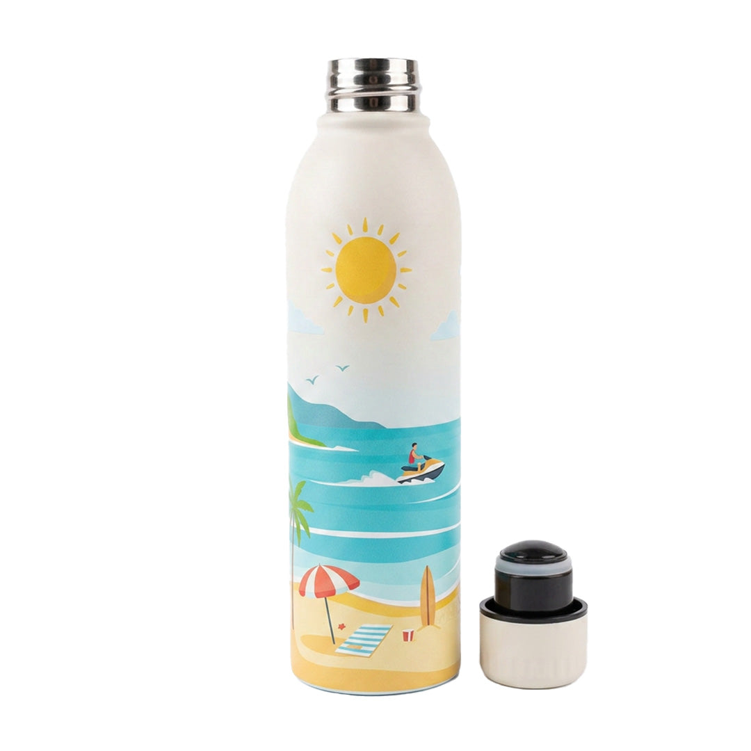 Splash Malibu Beach UV Printed Vacuum Bottle