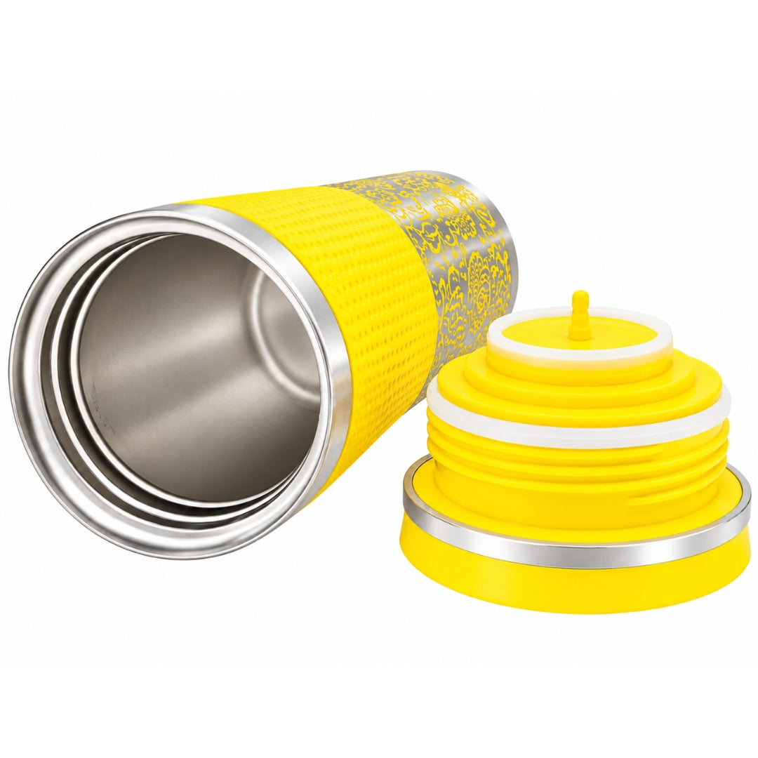 Camel Mahal - Rajasthan Heritage Designer Vacuum Tumbler (Jaisalmer Yellow)