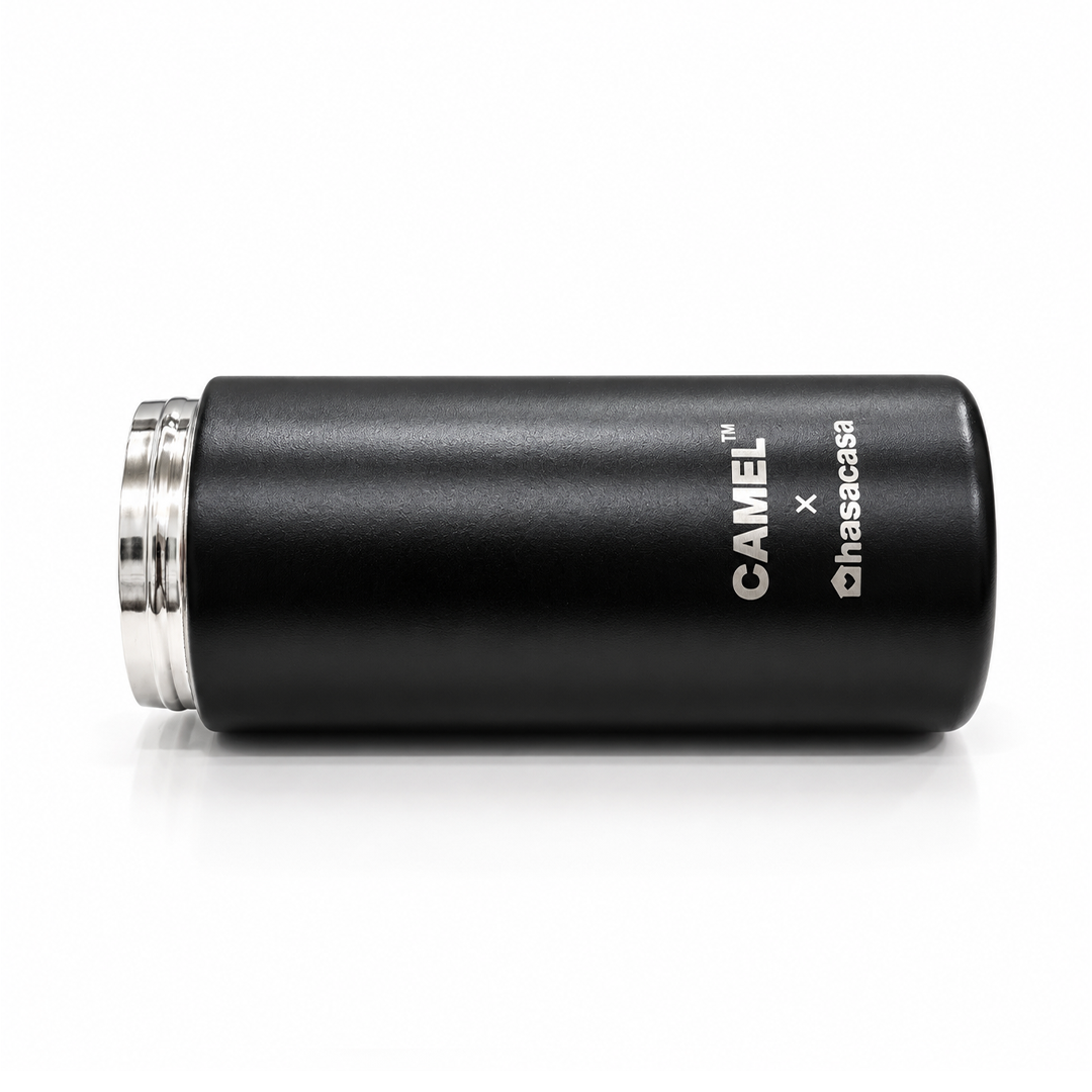 Ample Pocket Size Mini Vacuum Flask - Black