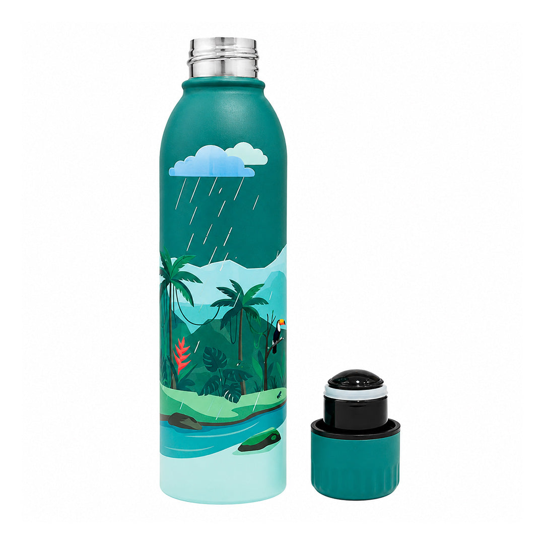 Splash Amazonian Rainforest UV Printed Vacuum Bottle