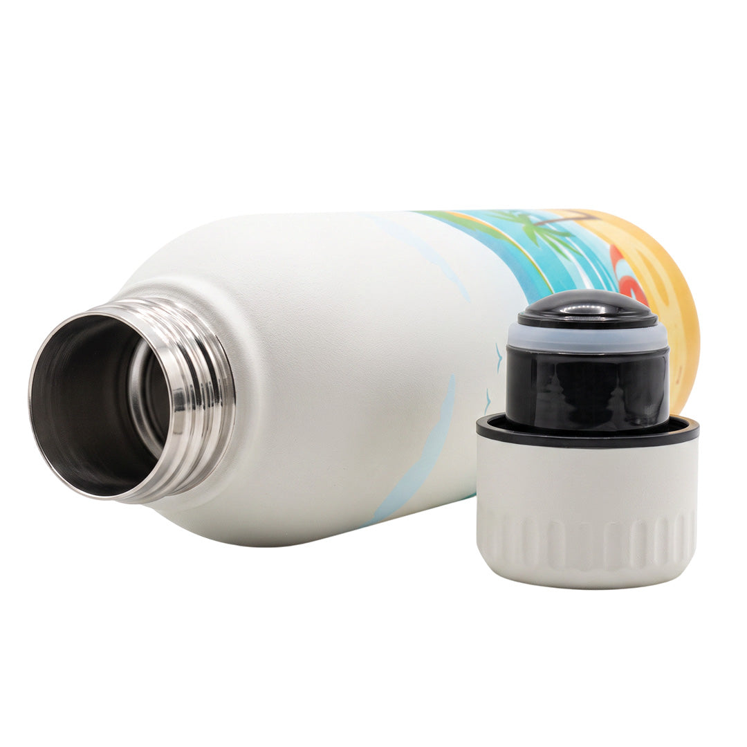 Splash Malibu Beach UV Printed Vacuum Bottle
