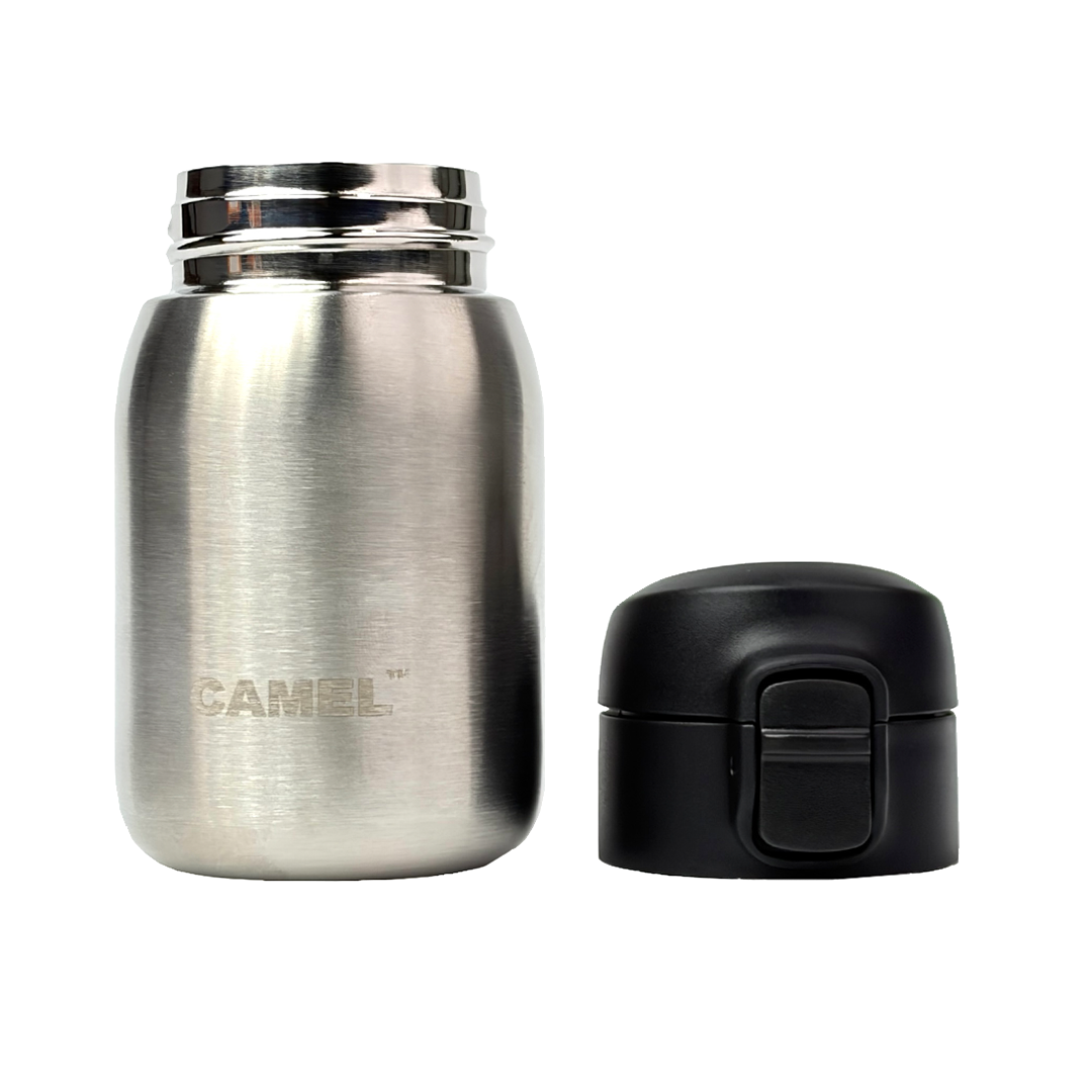 India's Most Smallest - Mojo Hot & Cold 220 ML Mini Vacuum Bottle - Set of 2