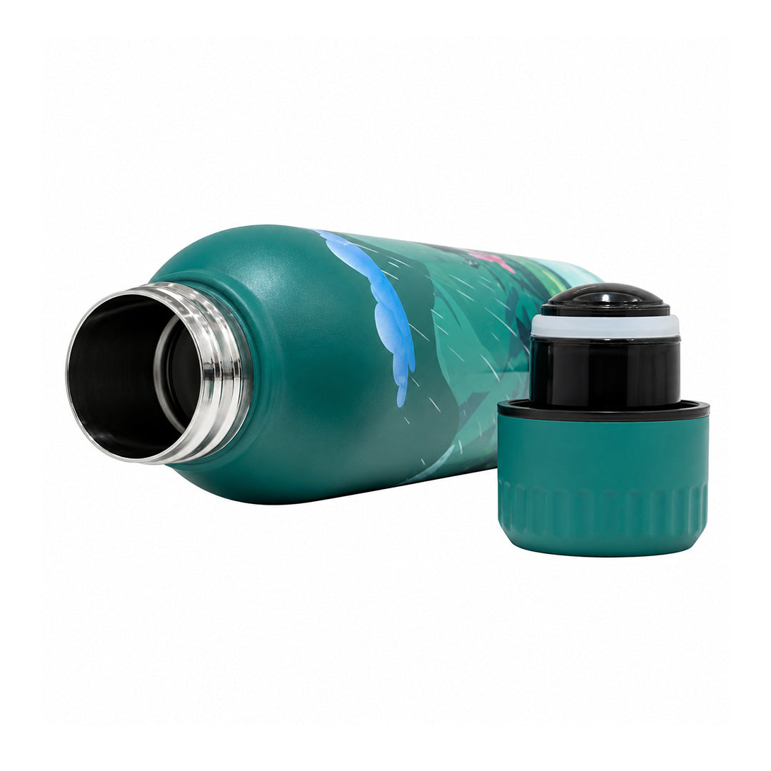 Splash Amazonian Rainforest UV Printed Vacuum Bottle