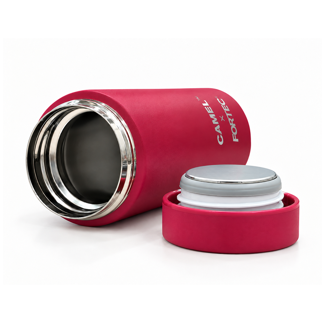 Ample Pocket Size Mini Vacuum Flask - Hot Pink