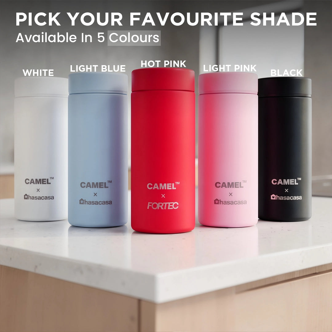 Personalised Ample Pocket Size Mini Vacuum Flask - Set of 2