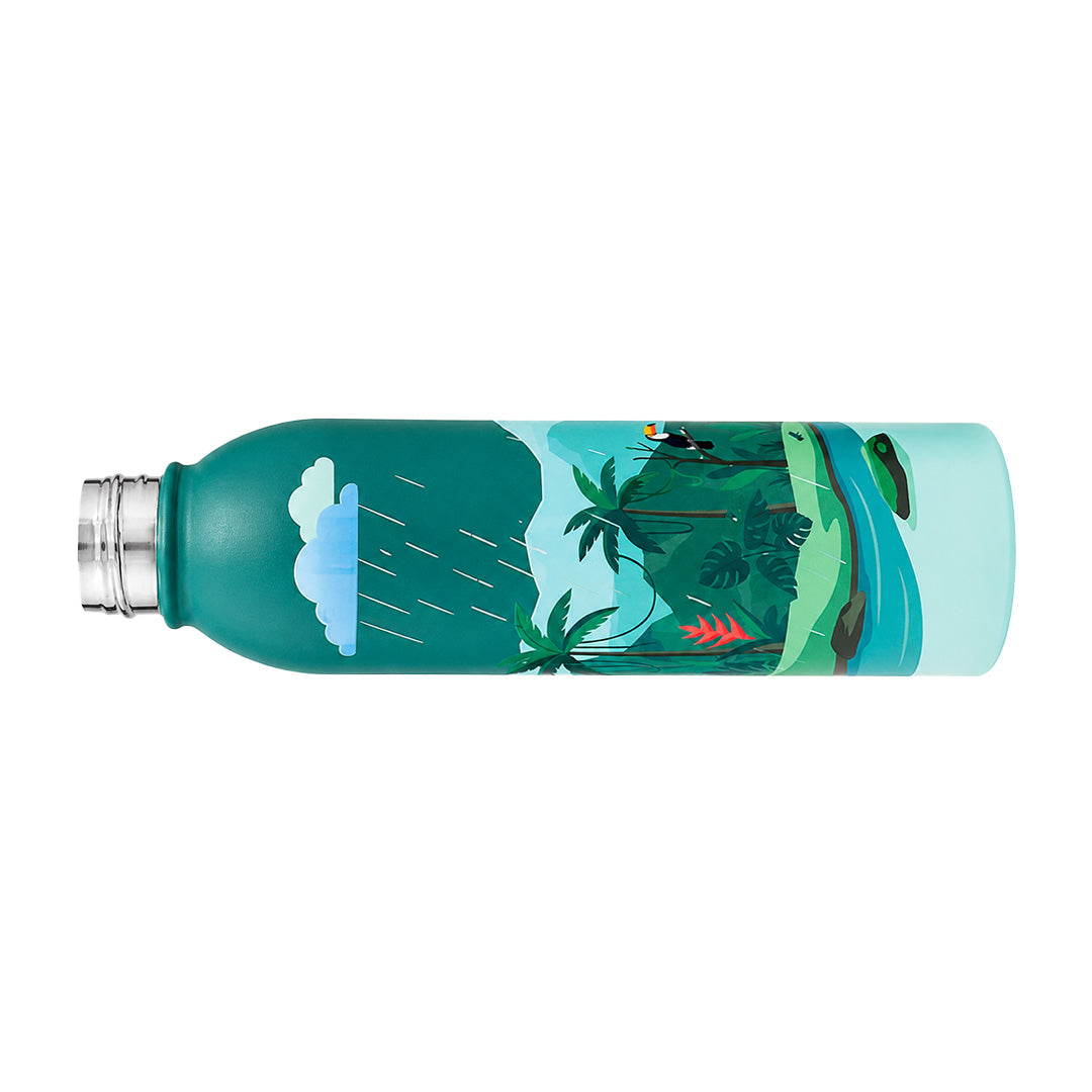 Splash Amazonian Rainforest UV Printed Vacuum Bottle