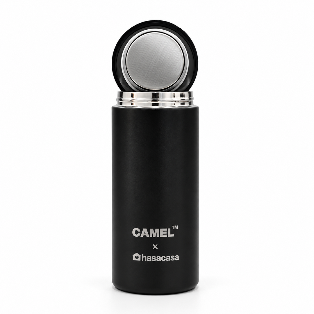Ample Pocket Size Mini Vacuum Flask - Black