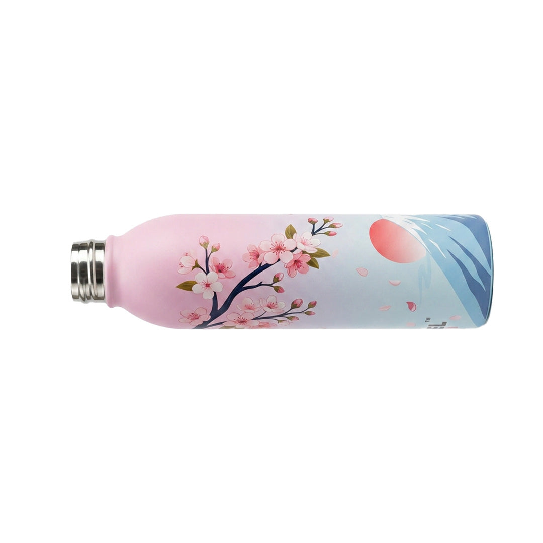 Splash Japan Cherry Blossom UV Printed Vacuum Bottle