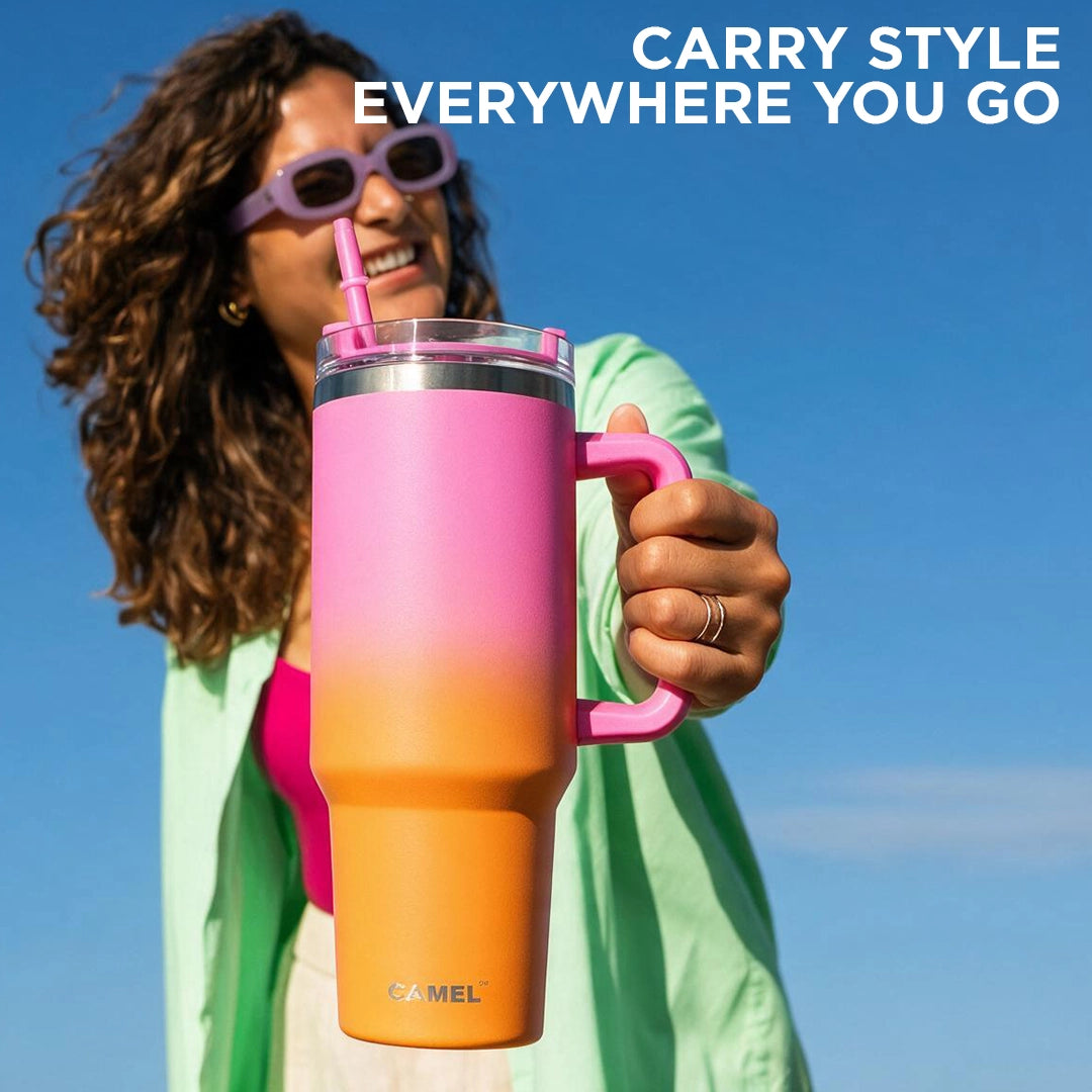 ChillMate 1200 ML Vacuum Tumbler - Sunset Sorbet