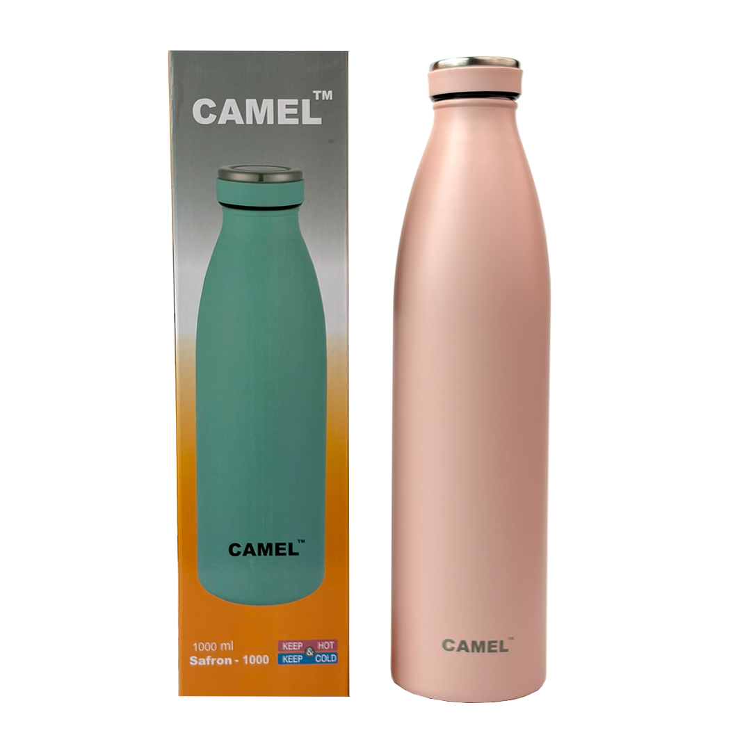 Saffron Vacuum Bottle - Pink