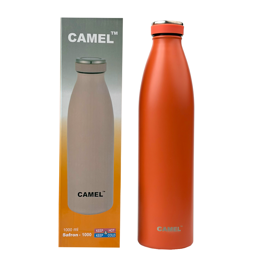 Saffron Vacuum Bottle - Orange