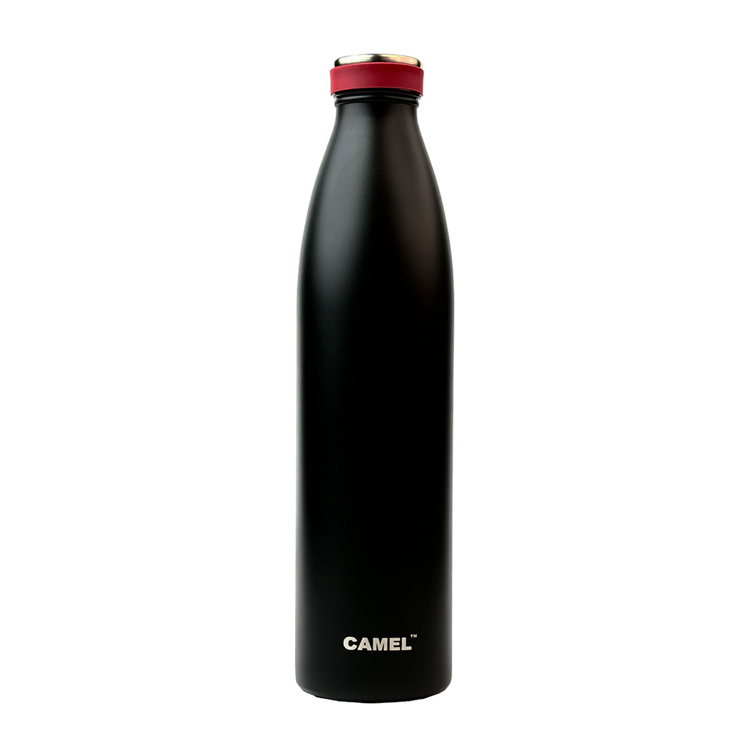 Saffron Vacuum Bottle - Black