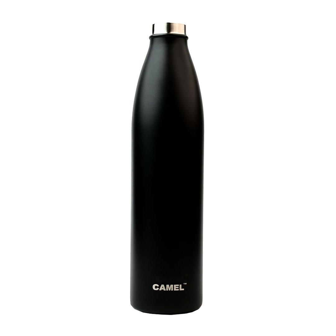 Saffron Vacuum Bottle - Black