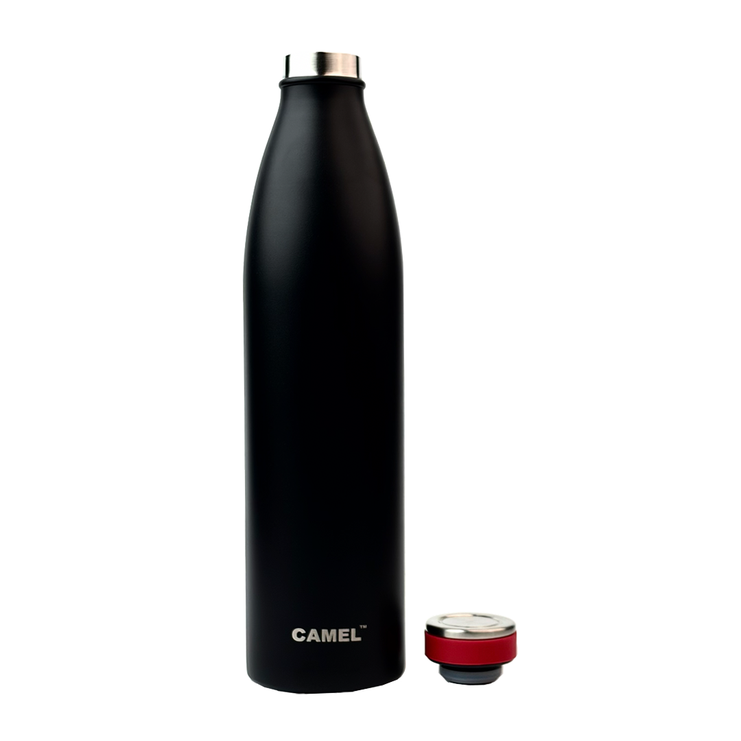 Saffron Vacuum Bottle - Black