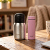 Mojo 180 ML(Silver) & Mini 130 ML(Pink) Vacuum Bottle Combo
