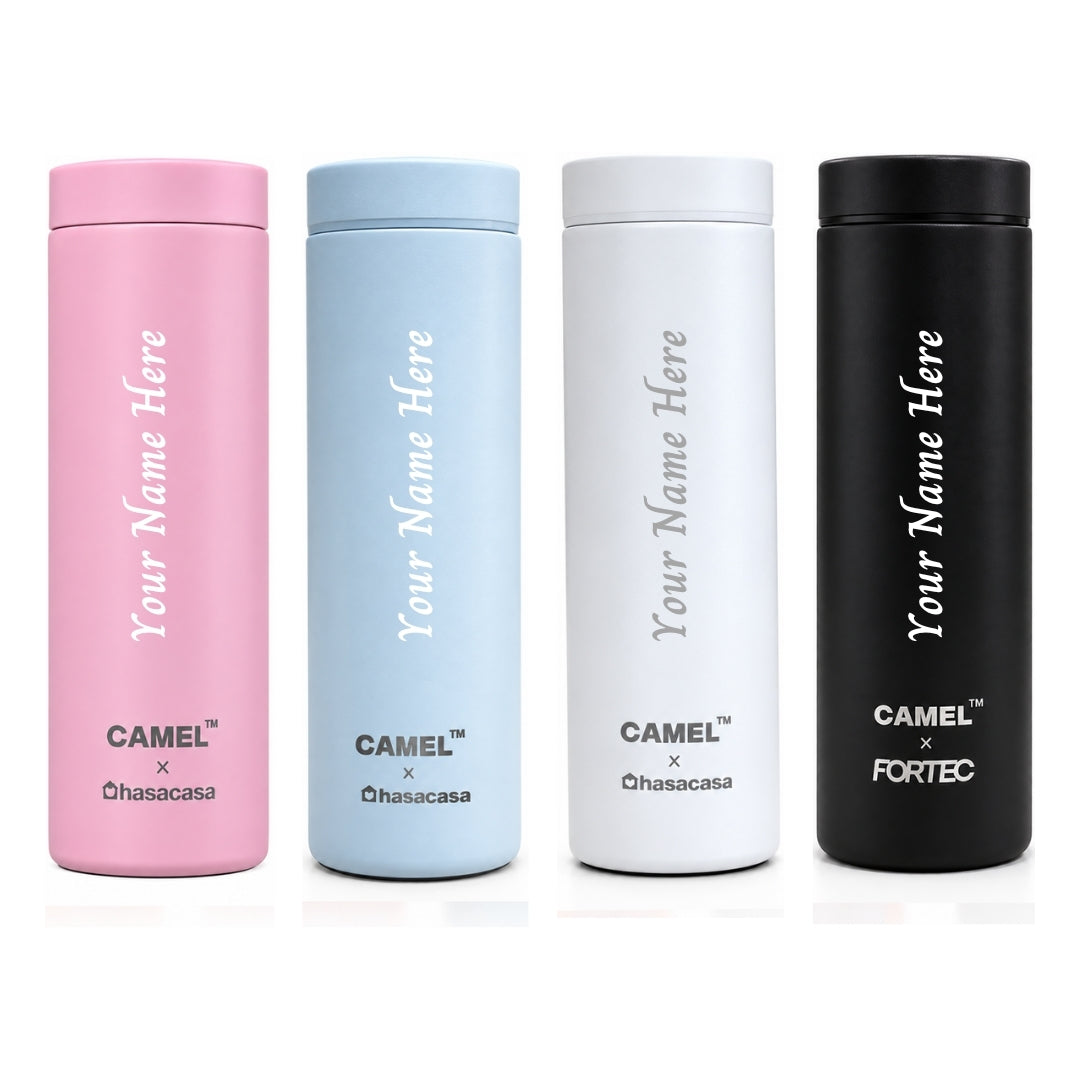 Personalised Ample Pocket Size Mini Vacuum Flask Combo - Set of 4