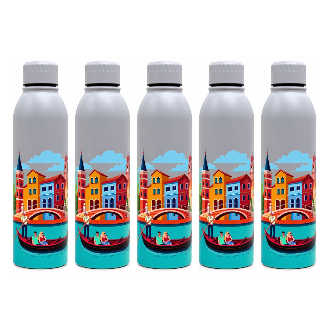 Splash French Riviera Escape UV Printed Vacuum Bottle | 6 Hours Hot & 12 Hours Cold