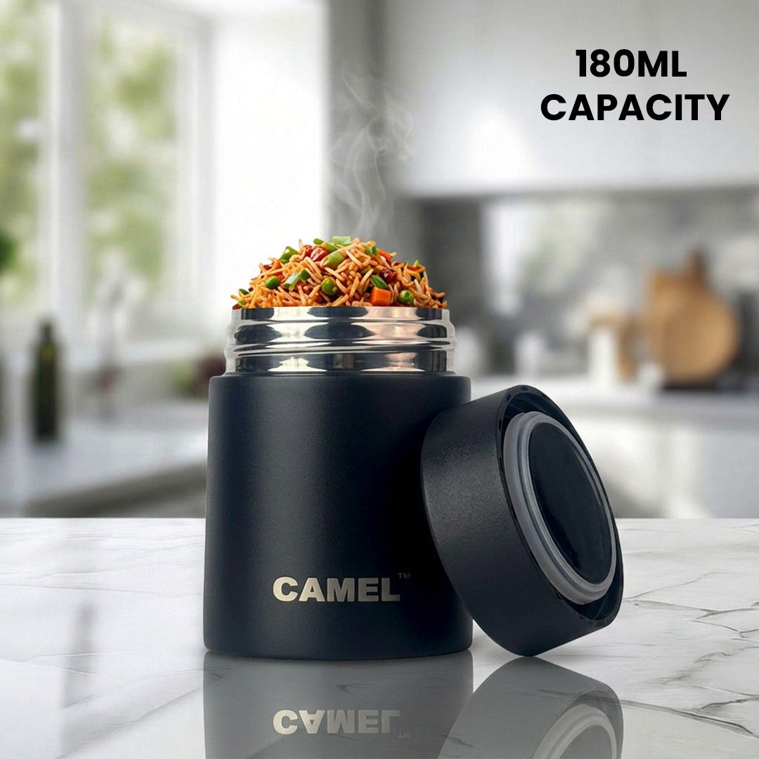 Mealmate Stainless Steel Vacuum Insulated Food Jar - Black