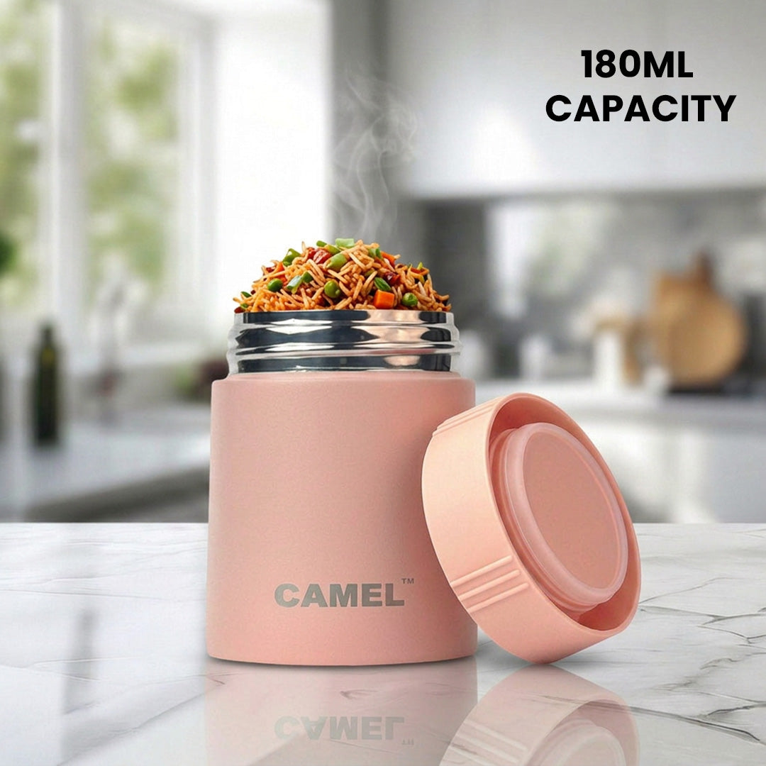 Mealmate Stainless Steel Vacuum Insulated Food Jar - Baby Pink